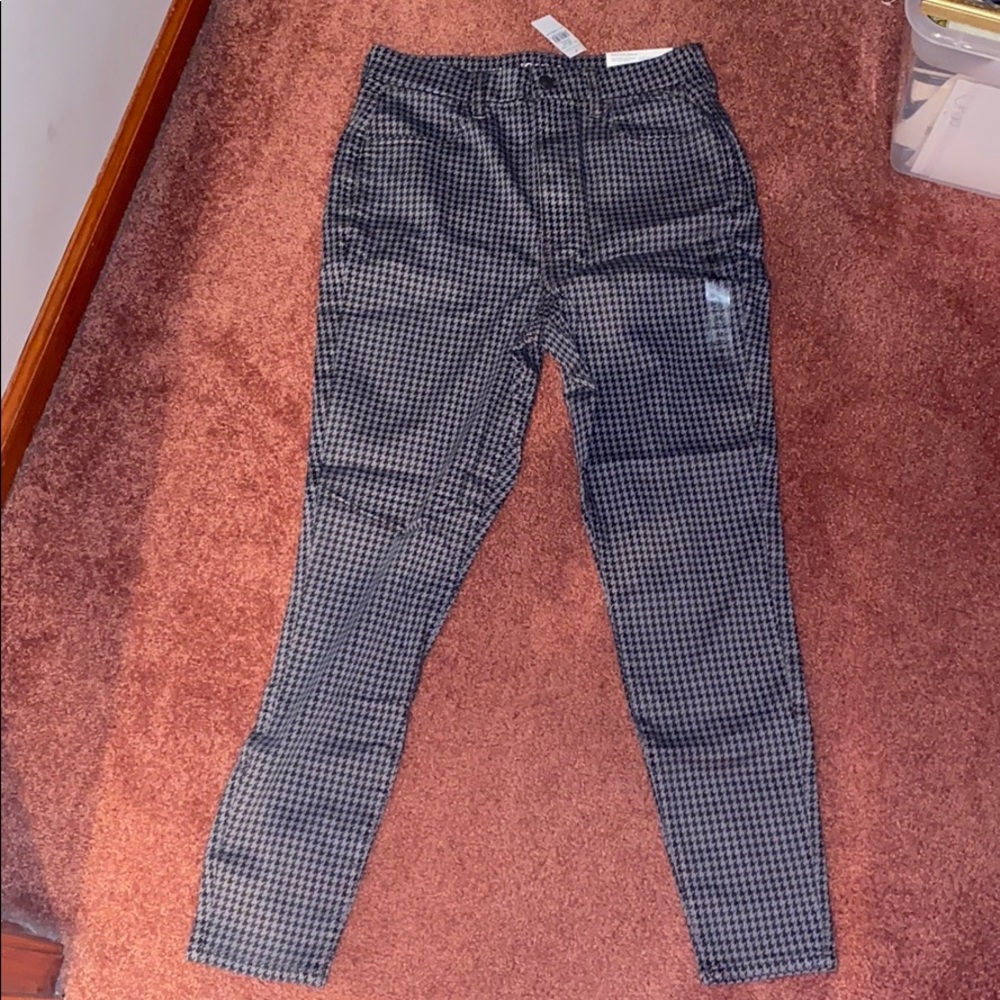 American Eagle Plaid Jeggings